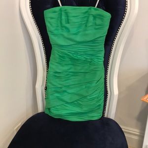 MIKAEL AGHAL MINI GREEN TUBE DRESS